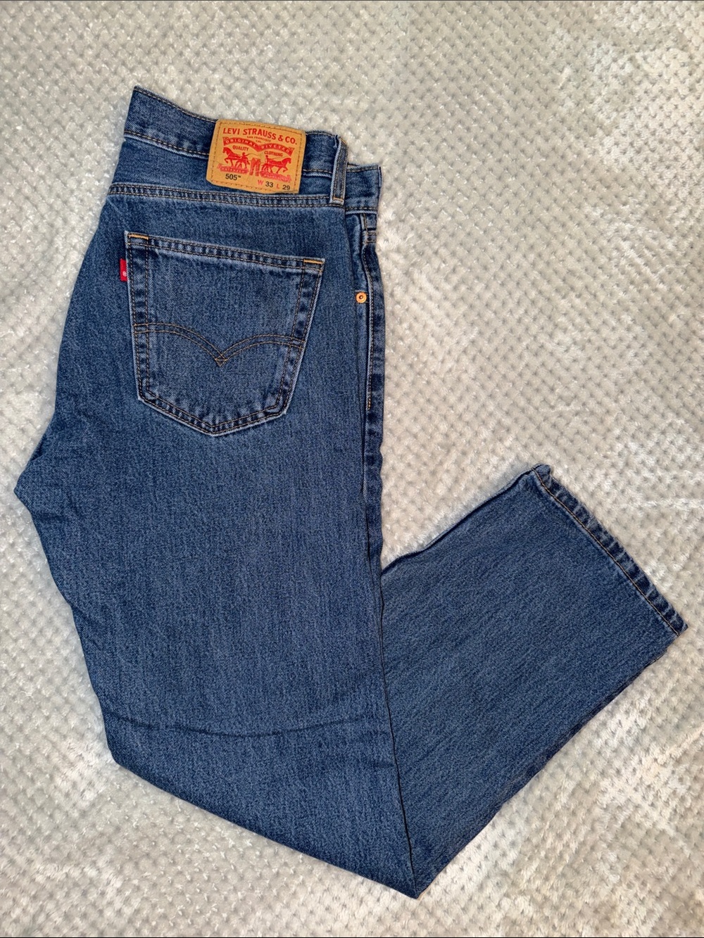 Levi's Dark Blue Relaxed Fit Men's Jeans